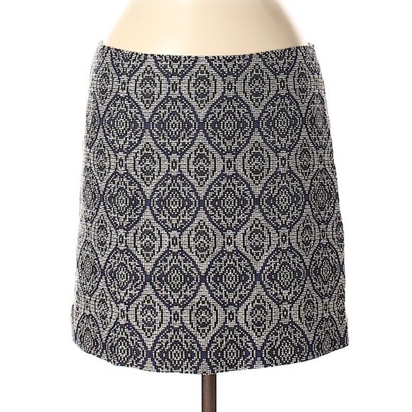 Dresses & Skirts - Dahlya Patterned Skirt  Blue/White/Black NWT